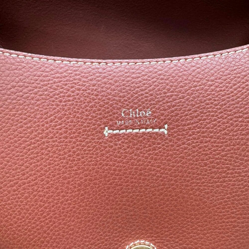 100% Authentic Chloe Suede Darryl Saddle Shoulder Bag - Picture 14 of 14
